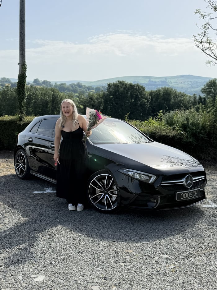 Lucy Williams won a Mercedes-Benz A35 AMG • Winning Ticket: #5059