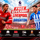 LIVERPOOL V BRIGHTON – FREE TICKET GIVEAWAY!