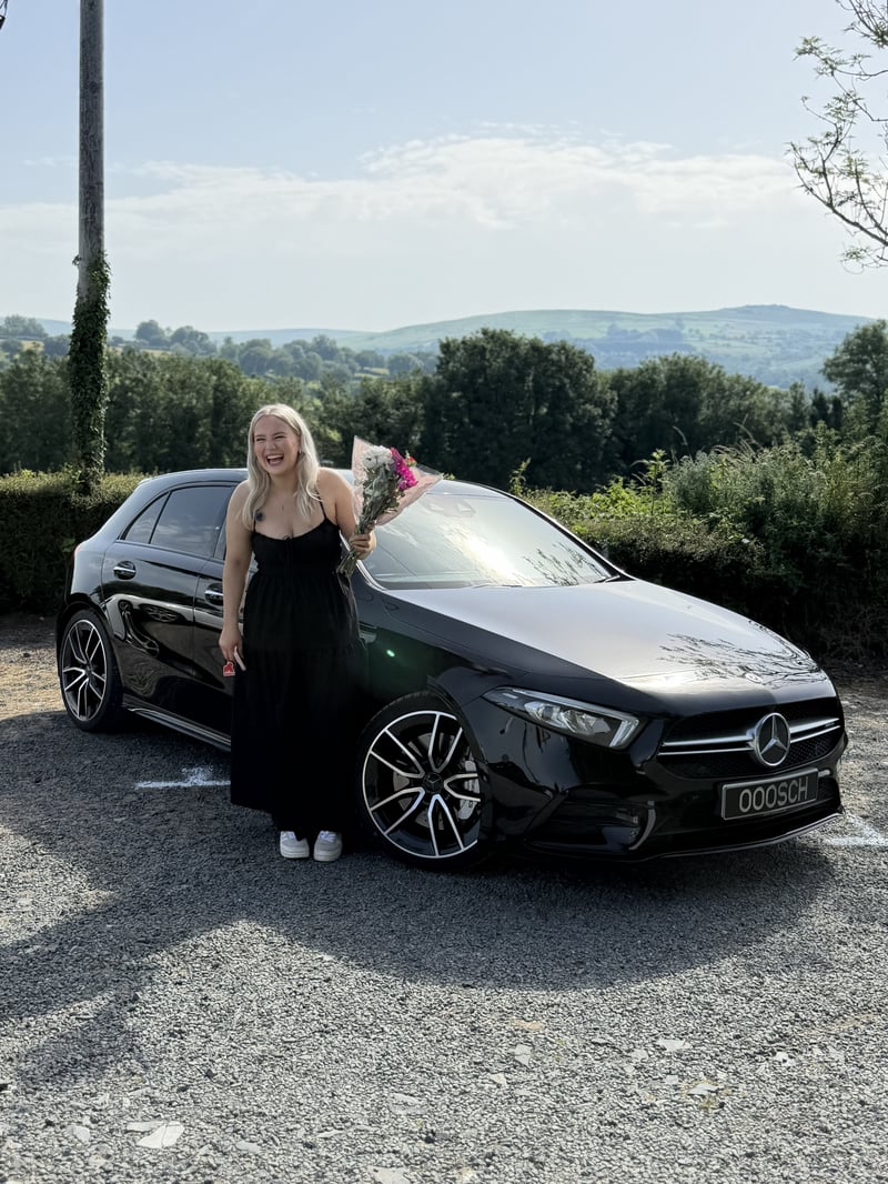 Lucy Williams won a Mercedes-Benz A35 AMG • Winning Ticket: #5059