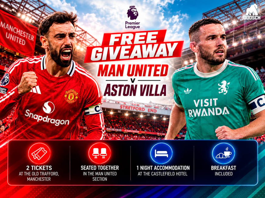 MANCHESTER UNITED V ASTON VILLA – FREE TICKET GIVEAWAY!