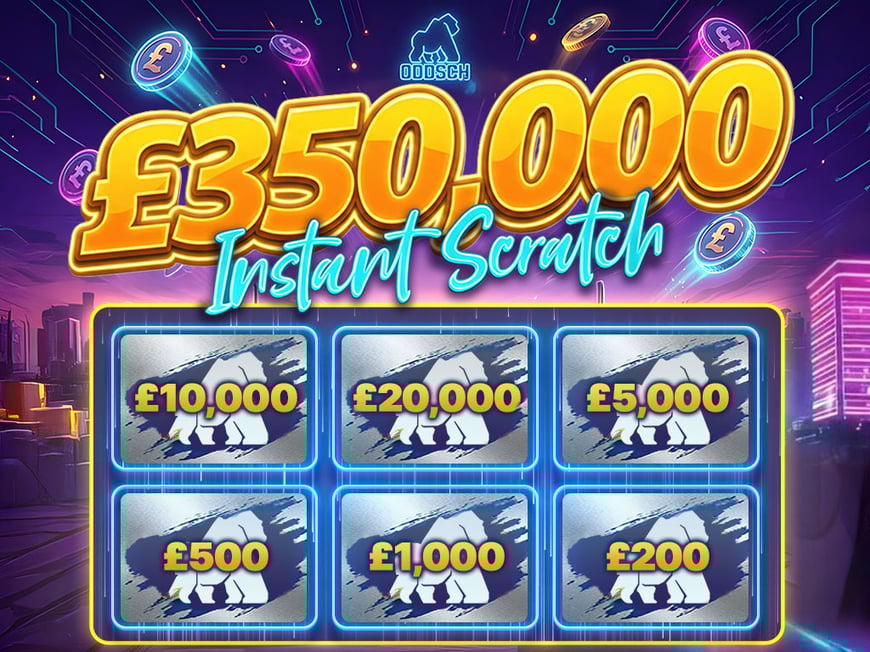 £350,000 Lucky Dip Cyber Scratch - Cash or Cars